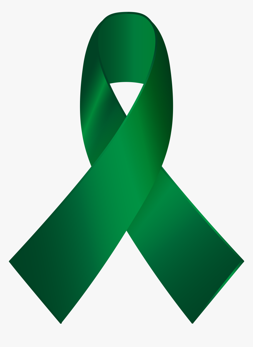 Awareness Clip Art Best - Green Awareness Ribbon Png, Transparent Png, Free Download