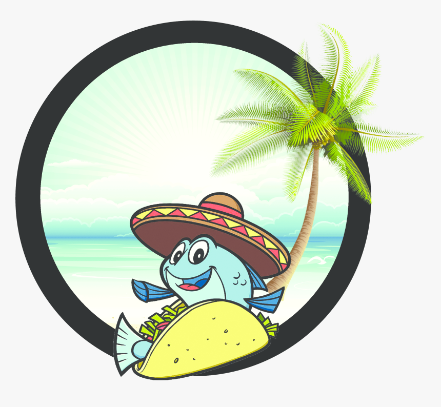 Transparent Taco Clip Art - Cartoon Fish Taco, HD Png Download, Free Download