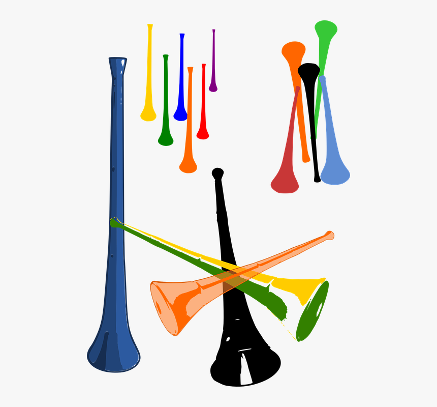 Vuvuzela, Horn, Lepatata Mambu, Plastic, Trumpet - Types Of Musical Horns, HD Png Download, Free Download