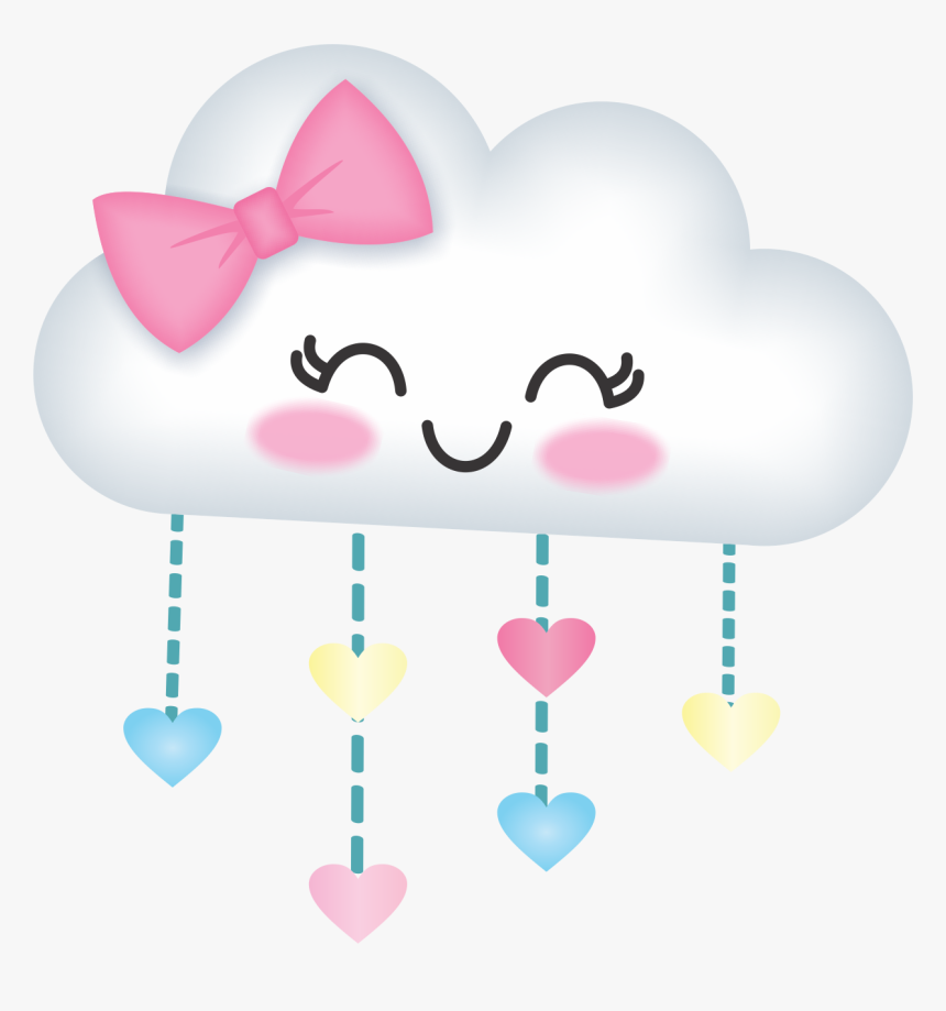 Clip Art Pin By Sabrina Santos - Convite De Cha De Bebe Nuvem, HD Png Download, Free Download