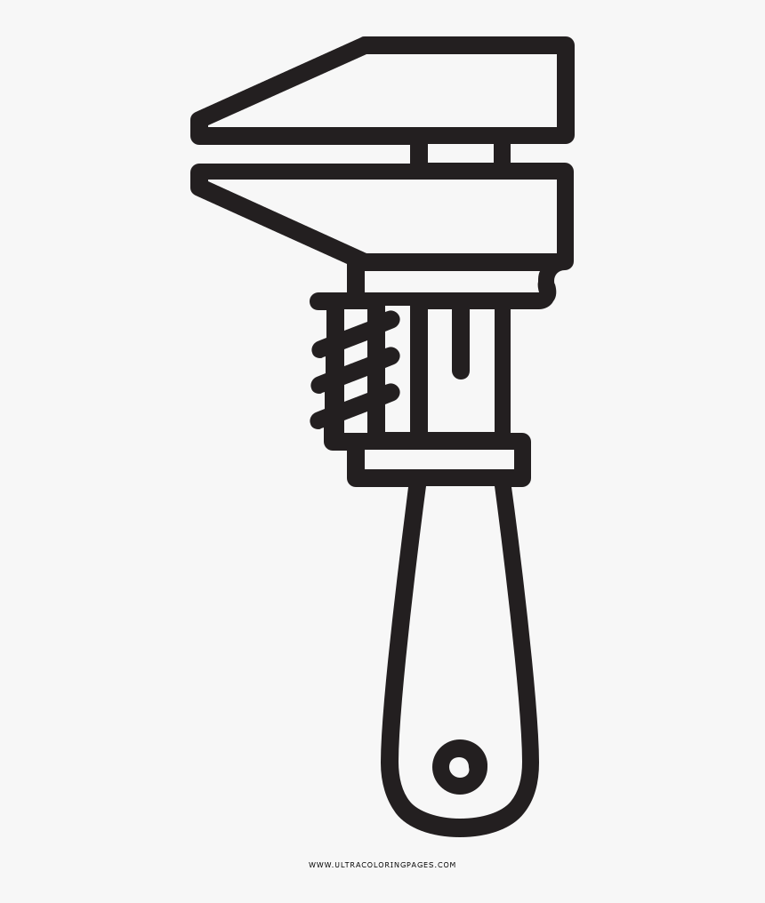 coloring pages wrench