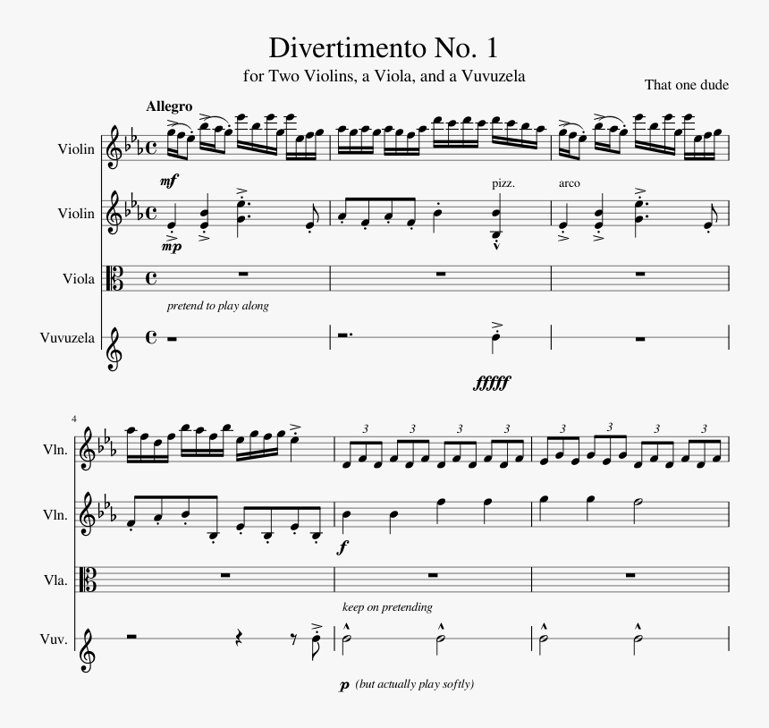 Piano Score With Upbeat, HD Png Download, Free Download