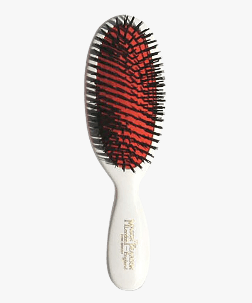 Mason Pearson Cb4 Pure Bristle Child’s Brush White - Brush, HD Png Download, Free Download