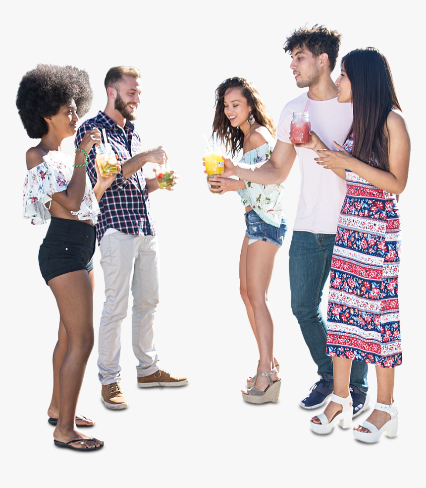 Teenagers Group Of - Group People Photoshop Png, Transparent Png, Free Download