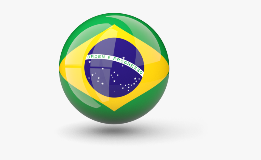 Brazil Round Flag Png, Transparent Png, Free Download