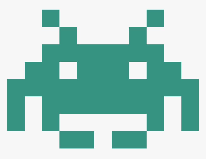 Transparent Space Invaders Clipart - Space Invaders 8 Bit, HD Png Download, Free Download