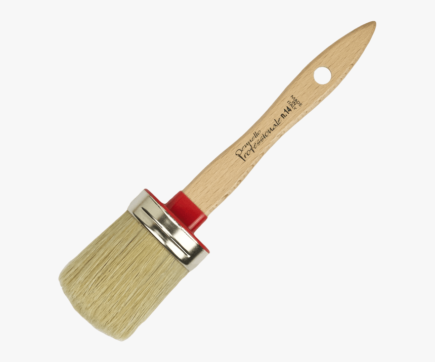 Ovalino Oval Paint Brush White Bristles - Кисть Для Акриловой Краски, HD Png Download, Free Download