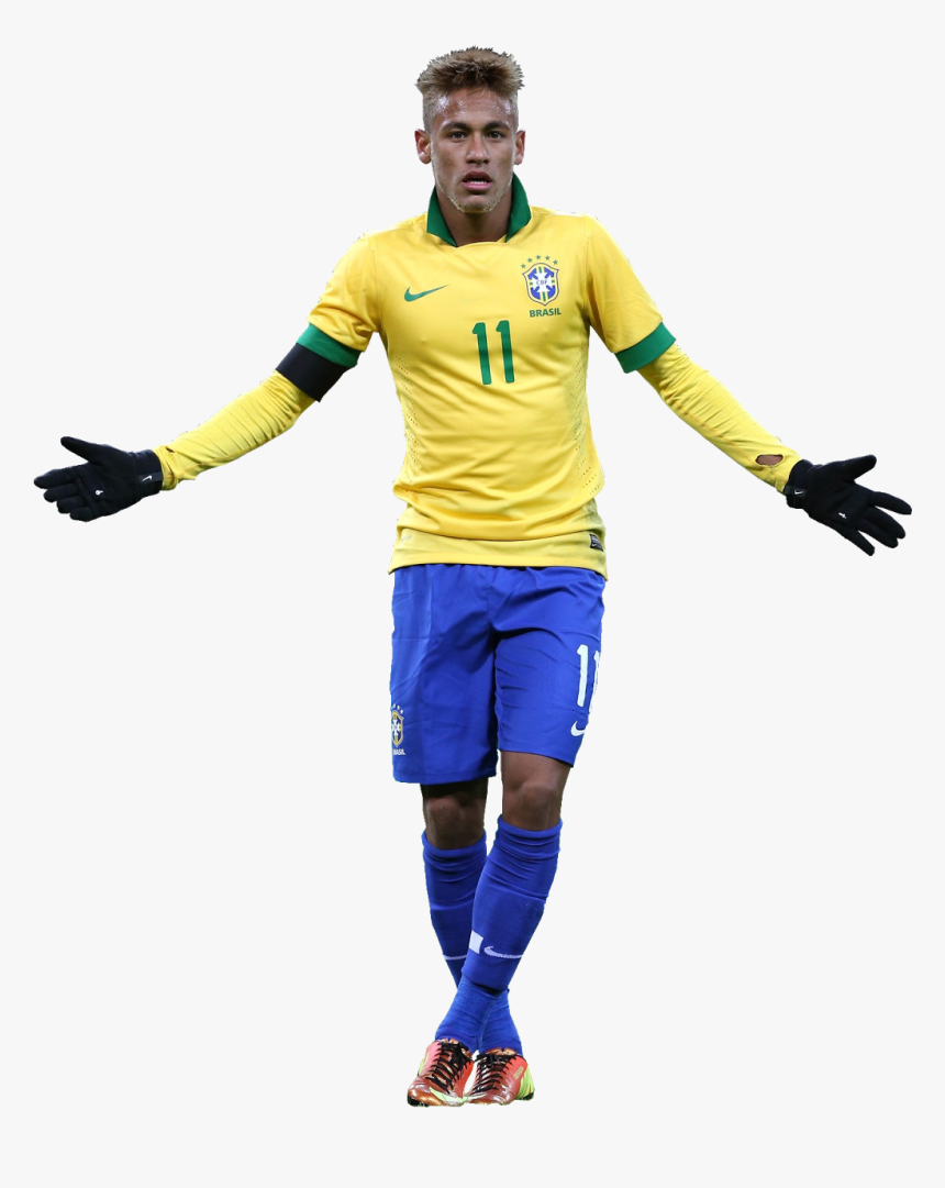 Neymar 11 Brazil Png Team Football - Neymar Brazil Png, Transparent Png, Free Download