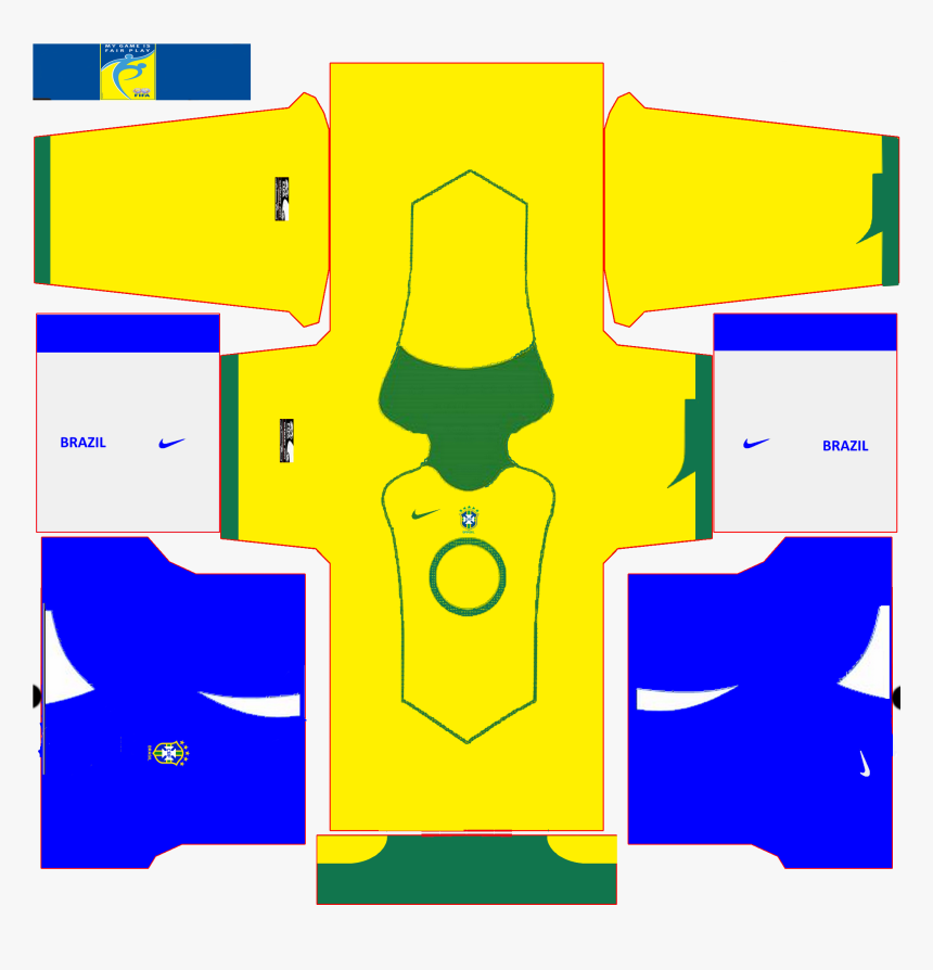 Dream League Soccer 2019 Brazil Kits, HD Png Download, Free Download