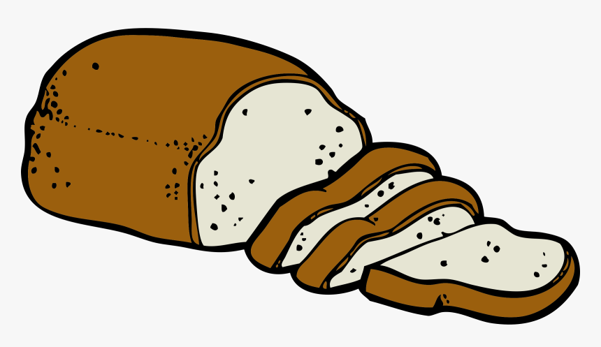 Bread Roll Clipart Wheat Bread - Bread Clipart, HD Png Download, Free Download