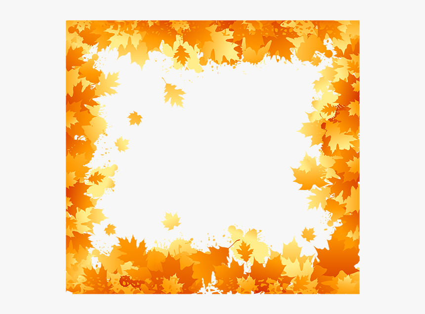 Png Autumn Leaves Frames, Transparent Png, Free Download