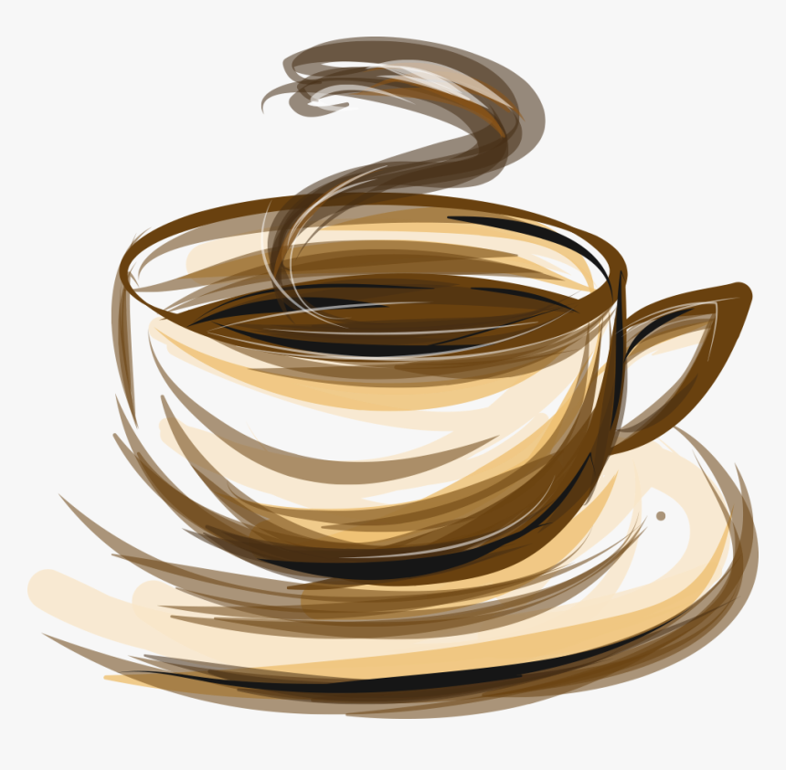 Coffee Tea Cafe Espresso - Png Free Vector Coffee, Transparent Png, Free Download