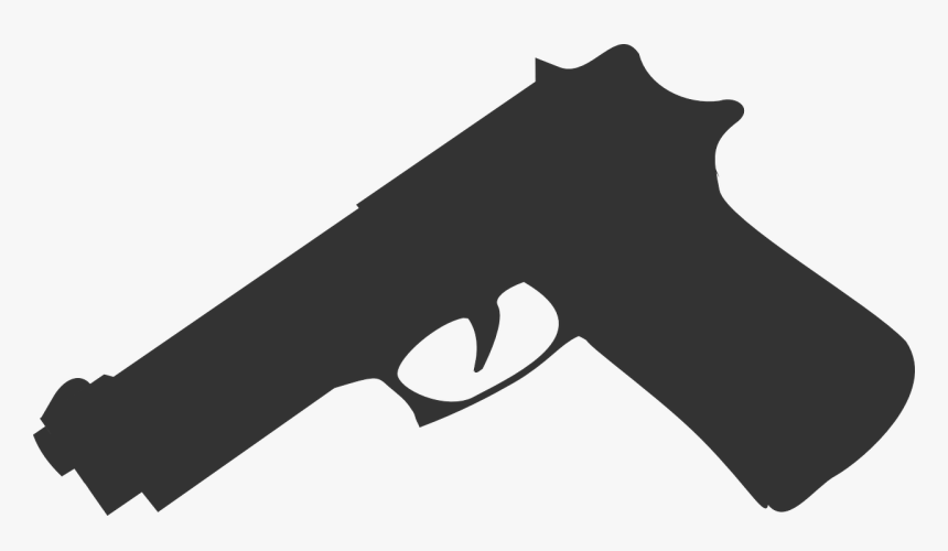 Gun Pistol Handgun Firearm Png Image - Gun Graphic Png, Transparent Png, Free Download