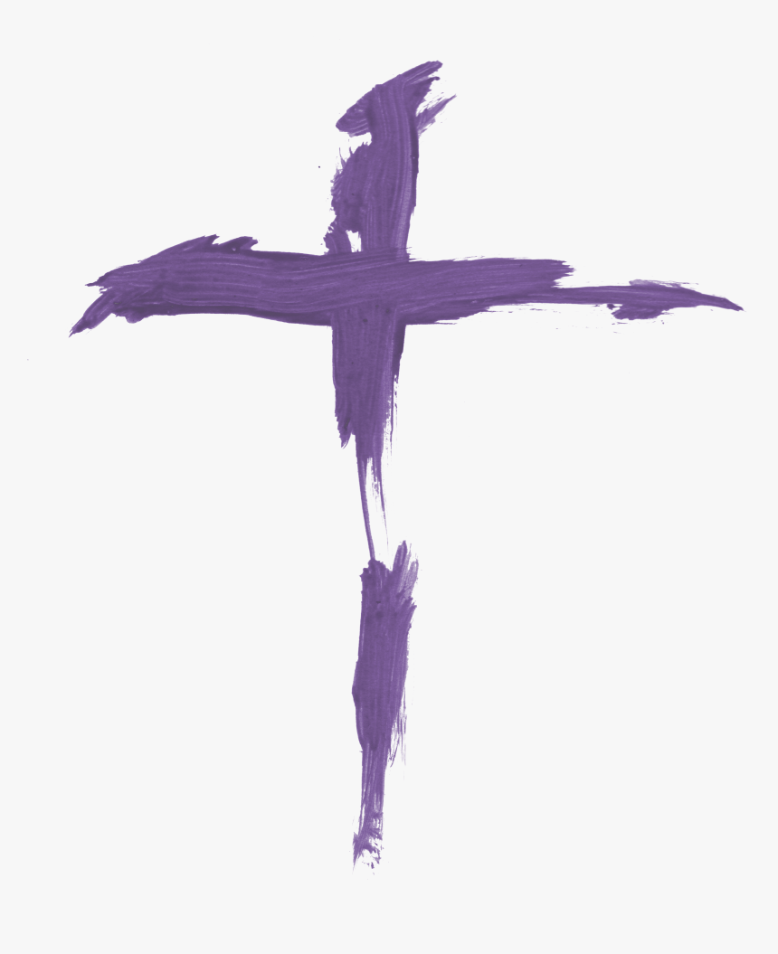 Brush Cross Image Violet T Shirt Design - Tshirt Design Cross, HD Png Download, Free Download