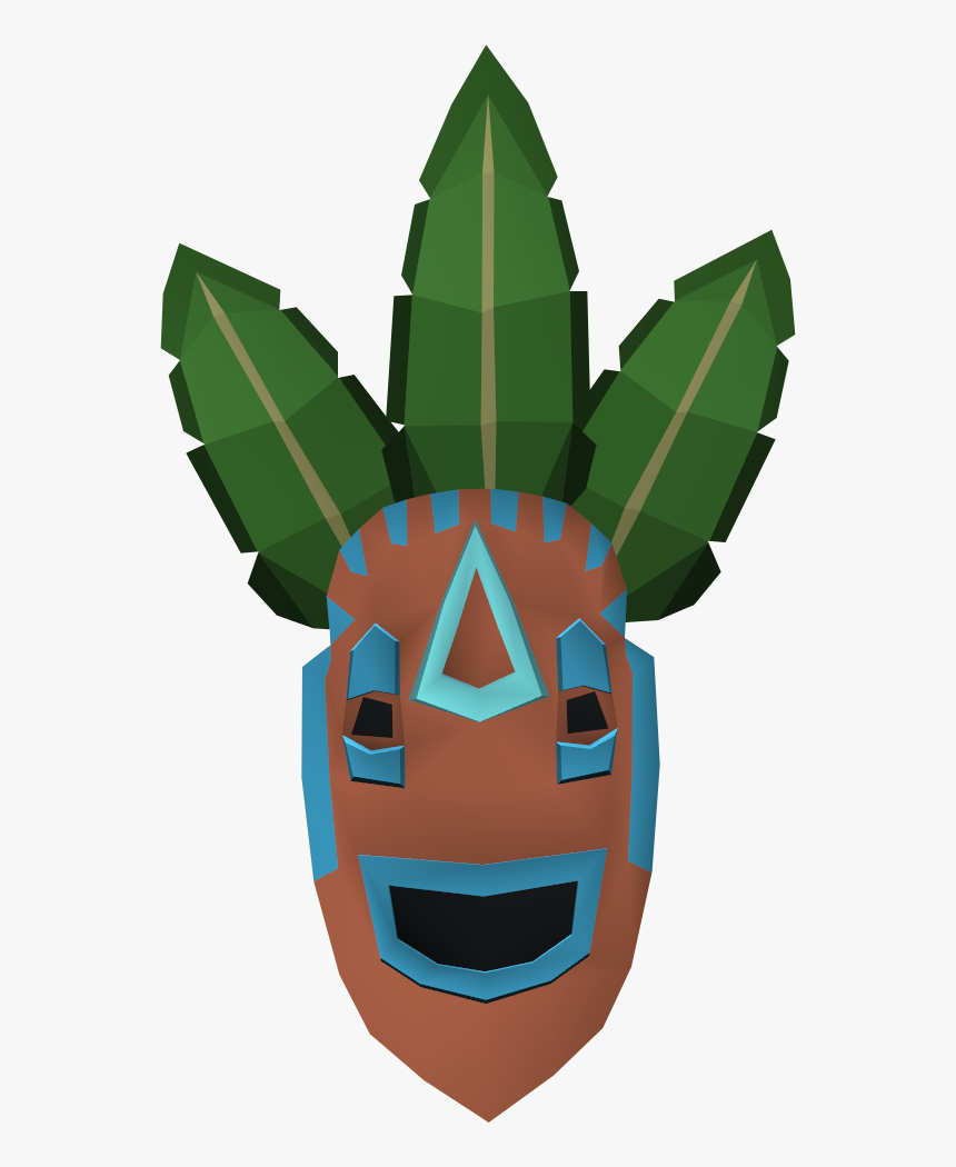 Transparent African Mask Png - Witch Doctor Mask Runescape, Png Download, Free Download