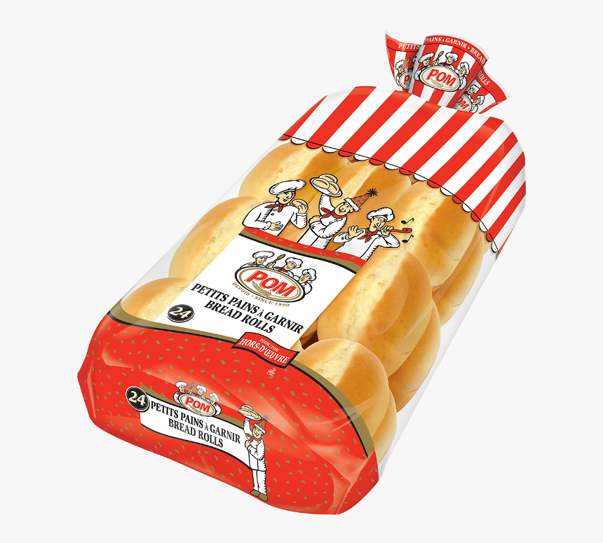 24 Bread Rolls Pom® - Petit Pain Pom, HD Png Download, Free Download