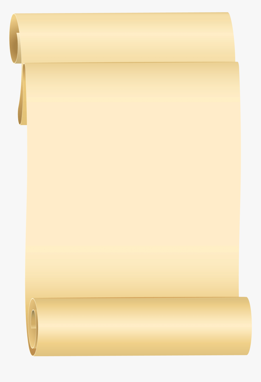 Blank Scroll Png For Kids - Scroll Clipart 10, Transparent Png, Free Download