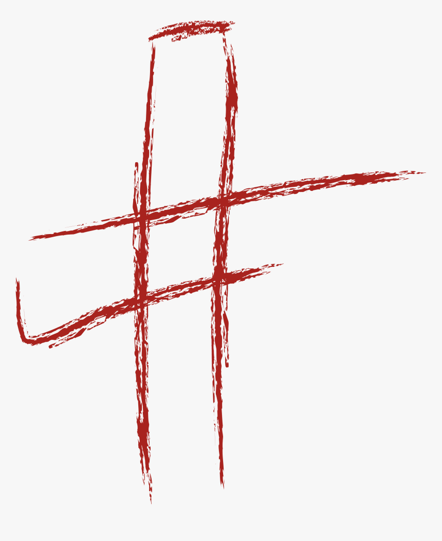 Brushstroke Cross In Red - Cross Brush Stroke Red Hd, HD Png Download, Free Download