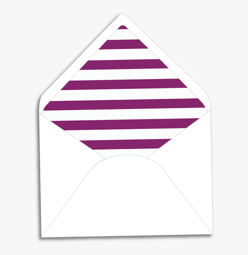 Horizontal Stripes-web Envelope Liners Envelopes , - Triangle, HD Png Download, Free Download