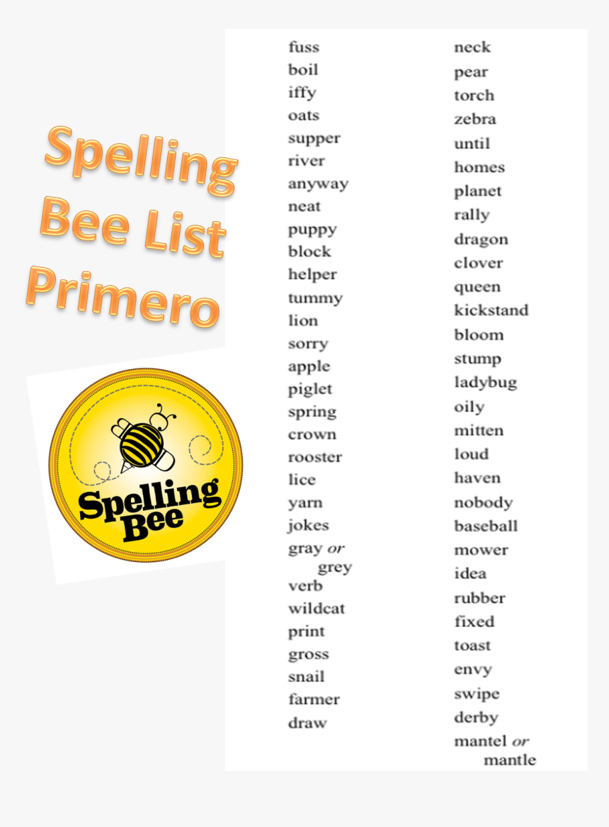 Our Spelling Test, Spelling Quiz, And Spelling Practice - Circle, HD Png Download, Free Download