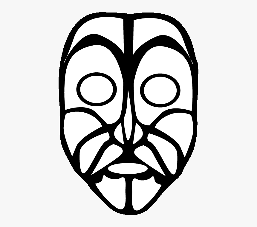 Eps 2 Mask Printable Coloring In Pages For Kids - African Mask Coloring Pages, HD Png Download, Free Download