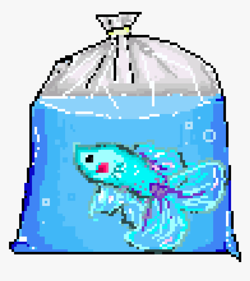 Transparent Pixel Art Fish, HD Png Download, Free Download