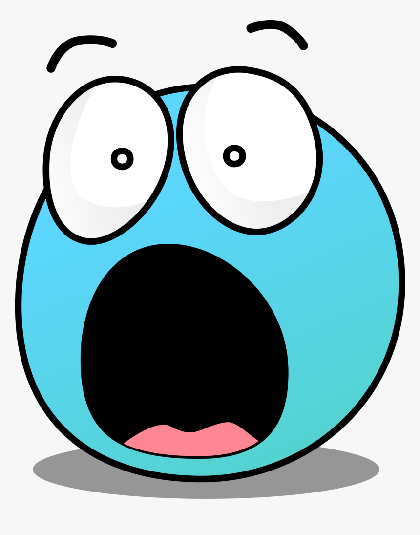 Eye - Shocked Face Cartoon, HD Png Download, Free Download