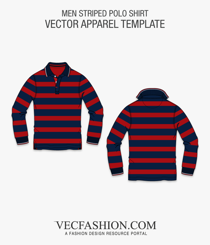 Shirts Clipart Stripes - Polo Shirt Template Women, HD Png Download, Free Download