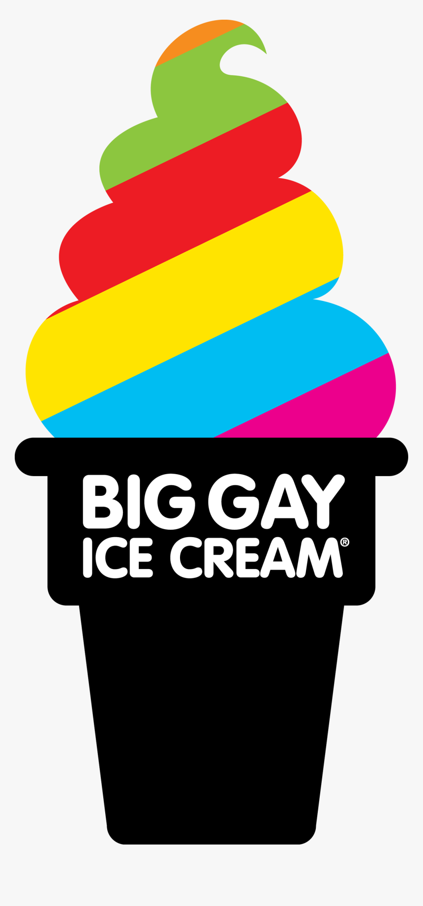 Transparent Ice Cream Shop Clipart - Big Gay Ice Cream Logo Transparent, HD Png Download, Free Download