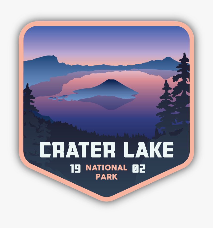 Crater Lake National Park Sticker, HD Png Download, Free Download