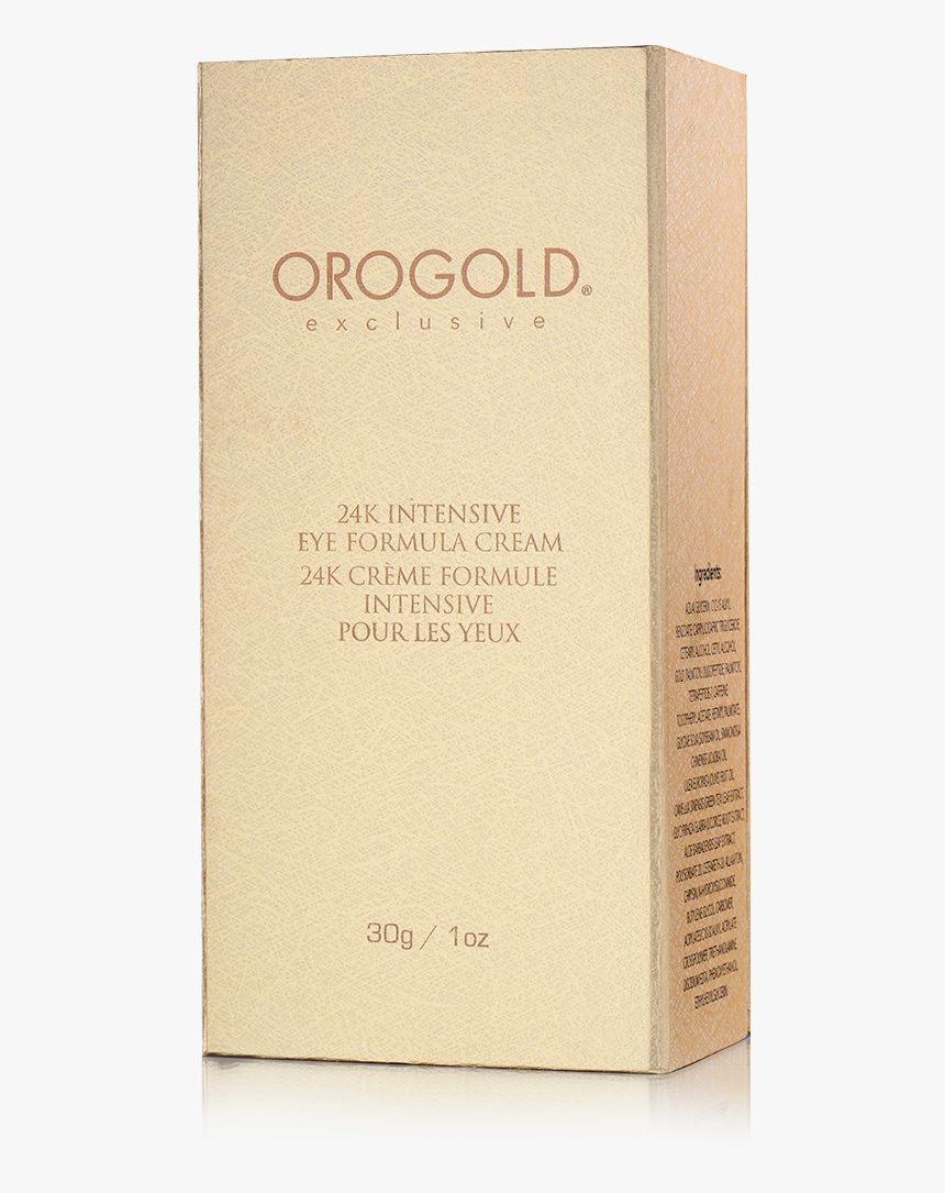 Orogold Exclusive 24k Intensive Eye Formula Cream Box - Oro Gold Cosmetics, HD Png Download, Free Download