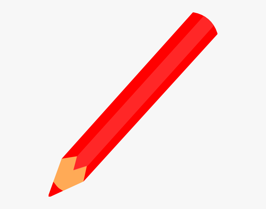 Pencil Red Clip Art - Red Stripe Transparent Background, HD Png Download, Free Download