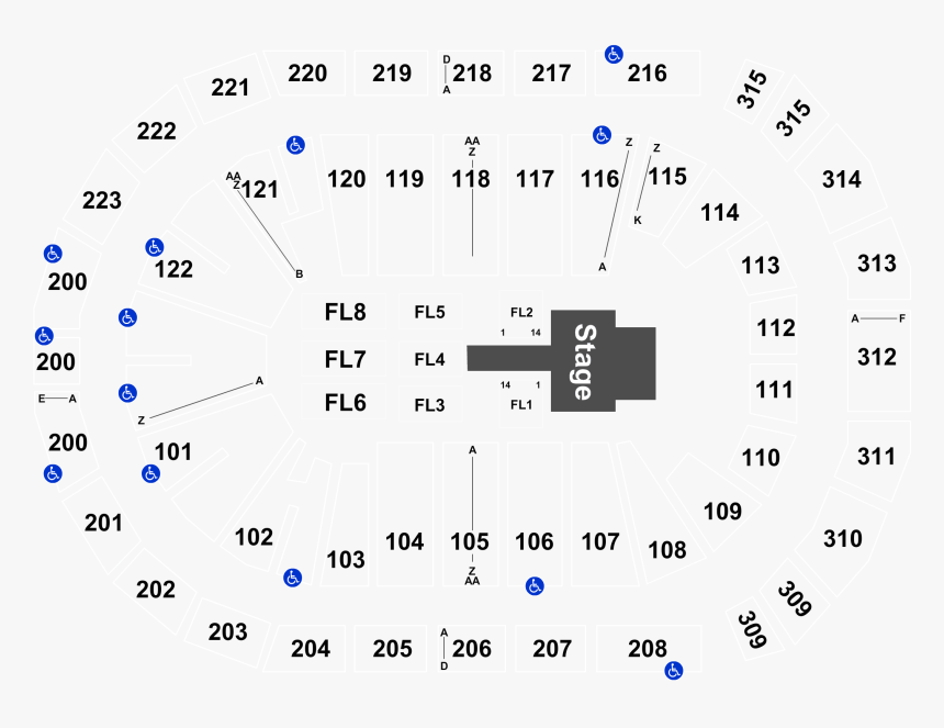 Cedar Park Center Seating Chart, HD Png Download, Free Download