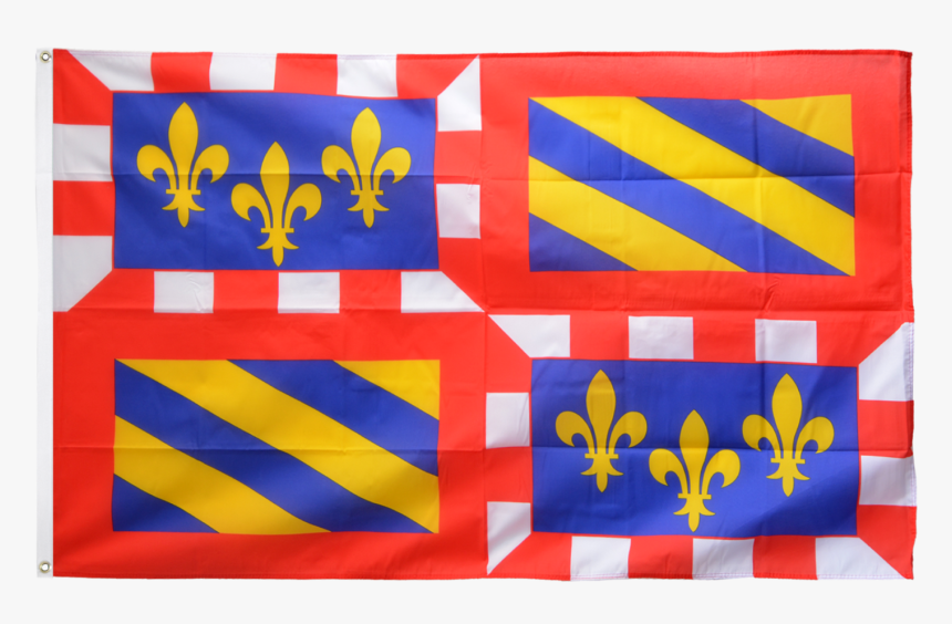 Drapeau France Bourgogne - Early Middle Ages Flag, HD Png Download, Free Download