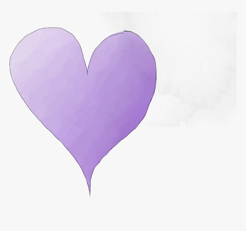 Purple Hearts Png - Heart, Transparent Png, Free Download
