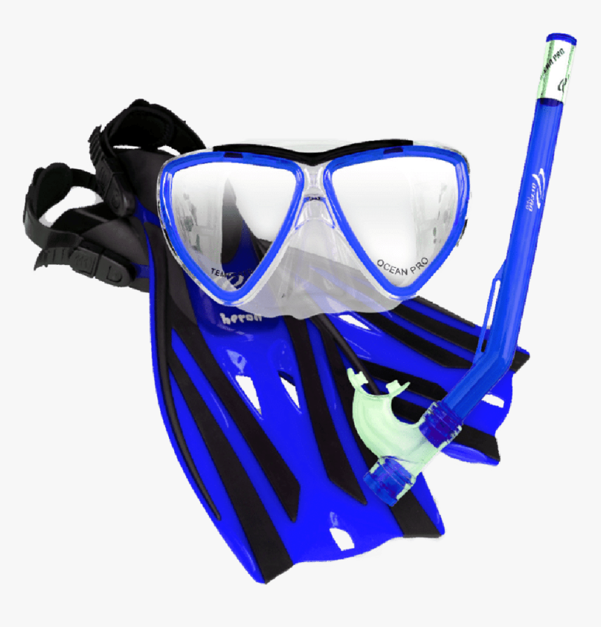 Tyke Youth Mask, Snorkel, And Fin Set - Diving Mask, HD Png Download, Free Download