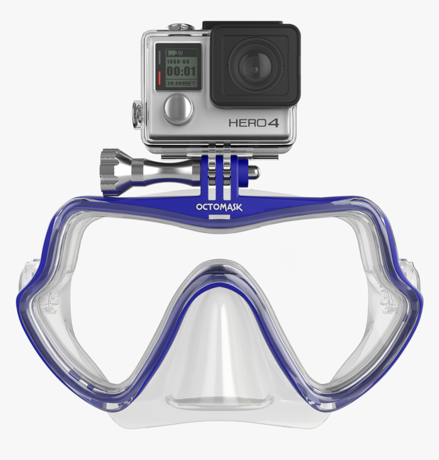 Frameless Dive Mask For Gopro - Octomask Gopro, HD Png Download, Free Download