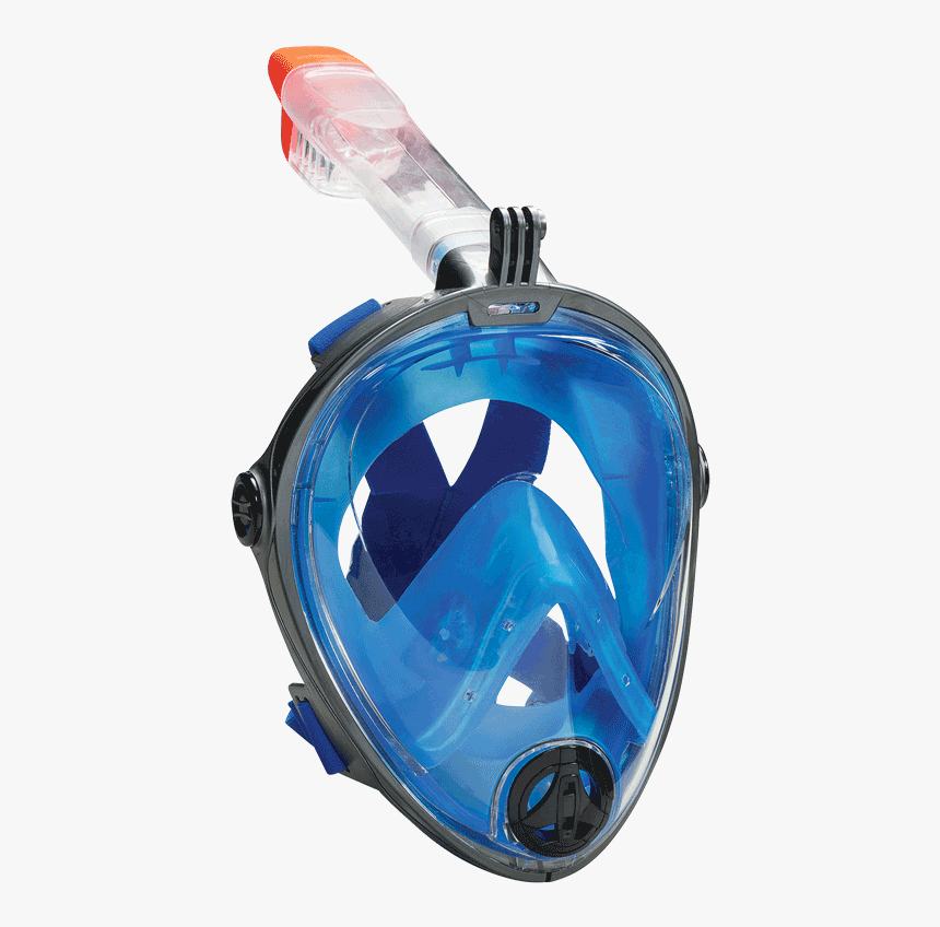 Side Purge Valves Prevent Fogging And Allow Excess - Leader Snorkel Mask, HD Png Download, Free Download