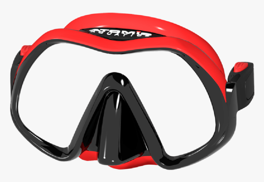 Atomic Aquatics Venom Frameless Mask Red, HD Png Download, Free Download