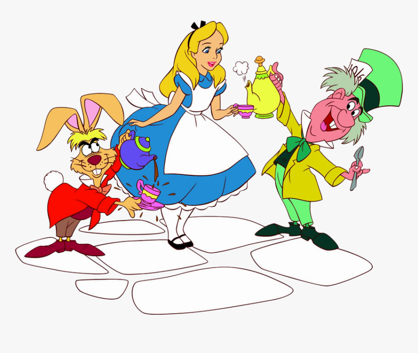 Alice In Wonderland Mad Hatter Cartoon, HD Png Download, Free Download