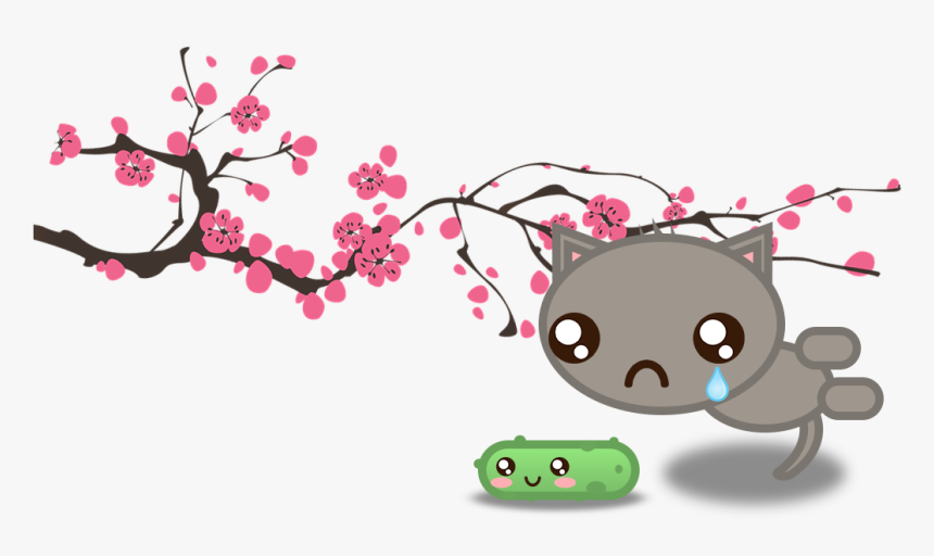 Transparent Kawaii Bed Clipart - Cherry Blossom, HD Png Download, Free Download