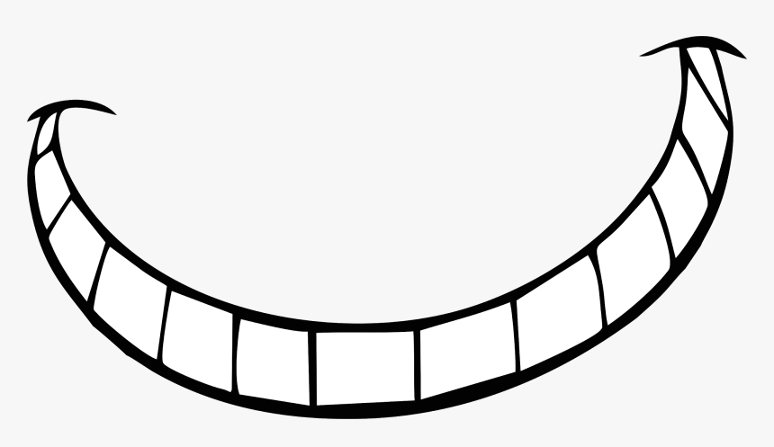 Cheshire Cat Alice"s Adventures In Wonderland Mad Hatter - Printable Cheshire Cat Grin, HD Png Download, Free Download