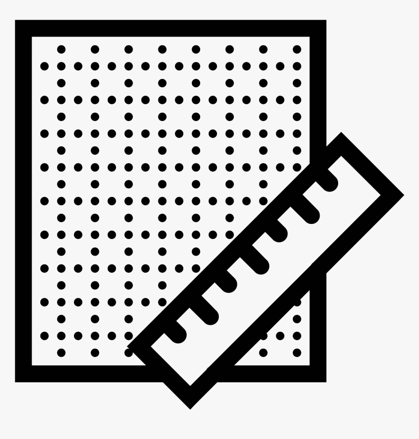 Vector Dots Grid - Vector Png Blueprint Icon, Transparent Png, Free Download