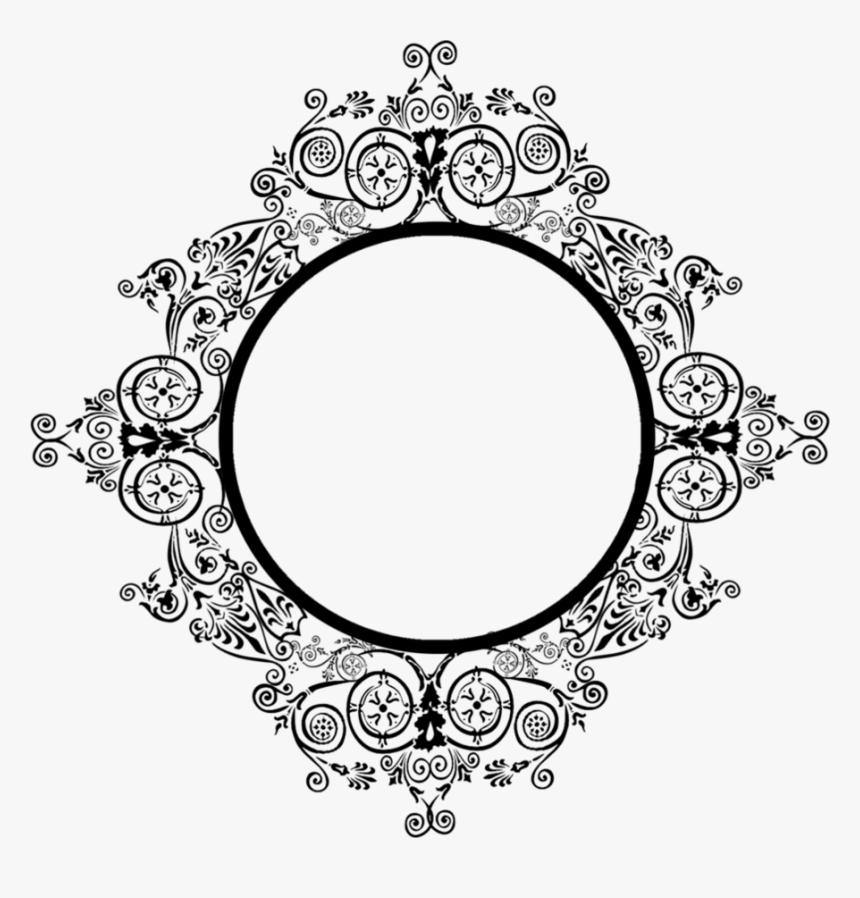 Transparent Circle Frame Vector Png - Round Vintage Frame Png, Png Download, Free Download