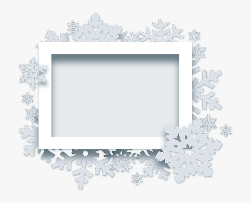 ❄
#christmas #frame #snowflakes #background #ornament - Illustration, HD Png Download, Free Download