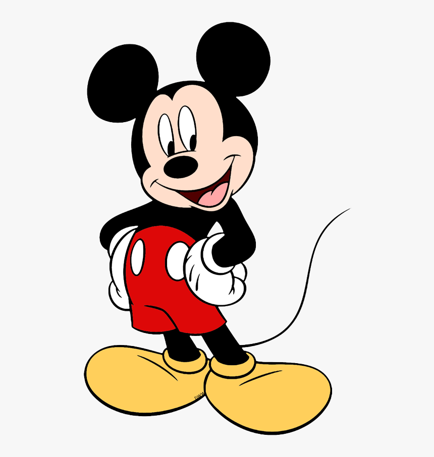 New Mickey Mouse Back View New Standing With His Hands - Lamay Island, HD Png Download, Free Download