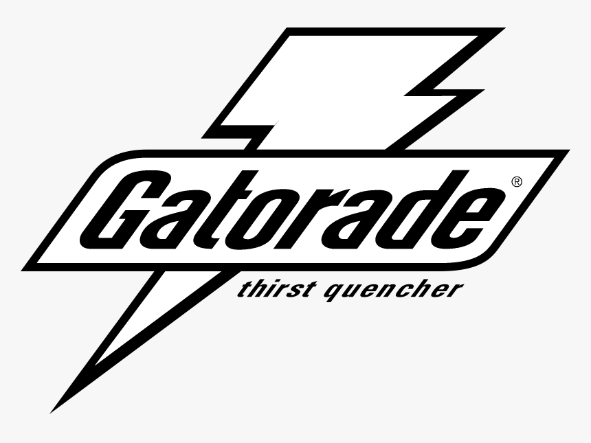 Gatorade Logo Black And White - Calligraphy, HD Png Download, Free Download