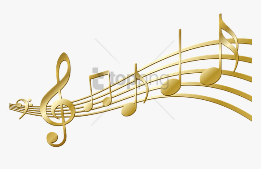 Free Png Download Color Music Notes Png Png Images - Gold Music Notes Transparent Background, Png Download, Free Download