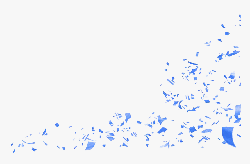 Blue Confetti Png Picture - Blue Confetti Png, Transparent Png, Free Download