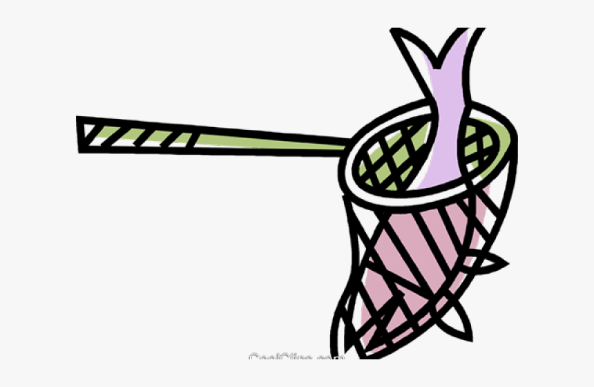 Fish In A Net Cartoon Clipart , Png Download - Fish In A Net Clipart,  Transparent Png - kindpng